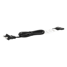 Cable de Alimentación Eléctrica para 120-240 Vca / 1 Metro (3.28 Pies) / 2 Clavijas Tipo Americano / Conector en Forma Tipo L