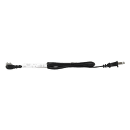 Cable de Alimentación Eléctrica para 120-240 Vca / 1 Metro (3.28 Pies) / 2 Clavijas Tipo Americano / Conector en Forma Tipo L