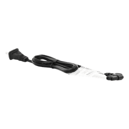 Cable de Alimentación Eléctrica para 120-240 Vca / 1 Metro (3.28 Pies) / 2 Clavijas Tipo Americano / Conector en Forma Tipo L