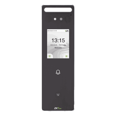 Biometrico Para Control de Acceso y Tiempo y Asistencia con Reconocimiento Facial y lLectura de Código QR / Con Salida de Relevador Para 1 Puerta