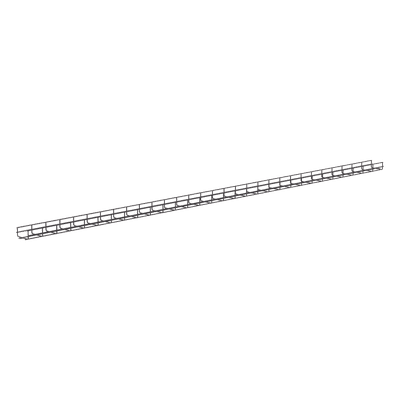 Charola Wire Basket de 12 in (304 mm) de Ancho, 2 in (50 mm) de Alto, 3 m de Largo, Hasta 209 Cables Cat6, Color Negro