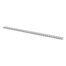 Charola Wire Basket de 12 in (304 mm) de Ancho, 2 in (50 mm) de Alto, 3 m de Largo, Hasta 209 Cables Cat6, Color Negro