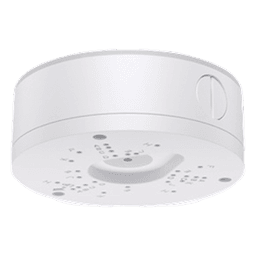 Caja de conexiones circular para cámaras domo IP, aluminio con acabado en polvo, para interior y exterior, compatible con Serie 35 y Serie 60 Honeywell