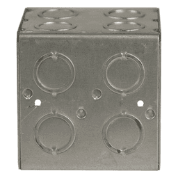 Caja Multigang de 2 Gangs/ Profundidad de 3-1/2/ 16 Entradas de 1/2 - 3/4