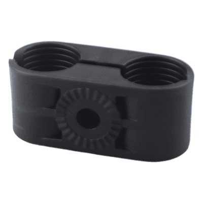Paquete de 10 Sujetadores Plasticos Para Cable Coaxial de 5/8"