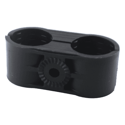 Paquete de 10 Sujetadores Plasticos Para Cable Coaxial de  1- 1/4"
