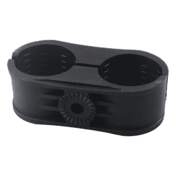 Paquete de 10 Sujetadores Plasticos Para Cable Coaxial de  2-1/4"