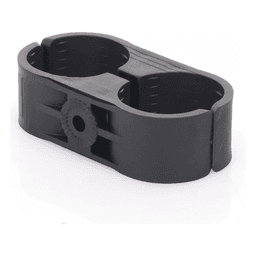 Paquete de 10 Sujetadores Plasticos Para Cable Coaxial de  2-1/4"