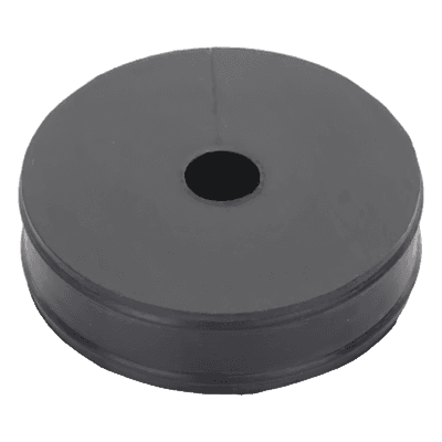 Inserto de Caucho de 4" Con Un Orificio para Cable de 1/2 in