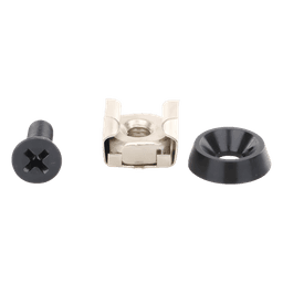 Kit de Montaje para Rack / 48 Tornillos / 48 Arandelas / 48 Tuercas Enjauladas / M5 y M6