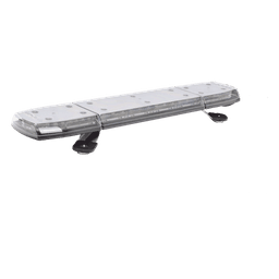 Mini Barra de Luces LED / 144 LED / Dual Color Ámbar/Blanco / 24 Pulgadas / Lente Transparente / Montaje Magnético y Permanente / IP69K / SAE Clase I