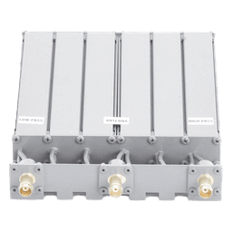 Duplexer SYSCOM Modificado en UHF, 6 Cav. 440-470 MHz, 50 Watt, 5 MHz Sep. Rechazo de Banda, BNC Hembras.