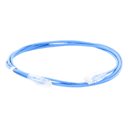 Cable de Parcheo Slim UTP Cat6A / 2 m (6.56 ft) / 28 AWG / Azul / RJ45