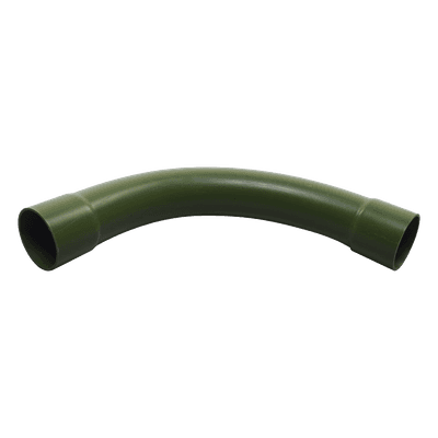 Curva/Codo de 90 PVC Conduit pesado de 1" (25 mm). 