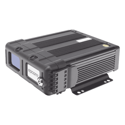 DVR Móvil / Multiplataforma / 4 Canales AHD 2 Megapixel / Almacenamiento en Memoria SD / H.265 / Chip IA Embebido / Soporta 4G / GPS