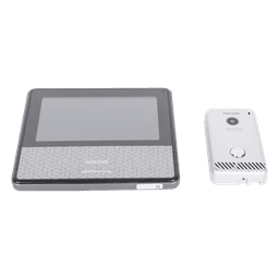 KIT DE VIDEOPORTERO IP COLOR NEGRO / Apertura con app / Súper elegante / Monitor WIFI / Alimentación 110vca