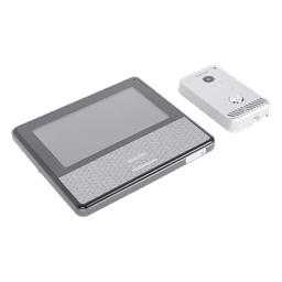 KIT DE VIDEOPORTERO IP COLOR NEGRO / Apertura con app / Súper elegante / Monitor WIFI / Alimentación 110vca