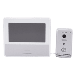KIT DE VIDEOPORTERO IP COLOR NEGRO / Apertura con app / Súper elegante / Monitor WIFI / Alimentación 110vca