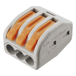 Conector Compacto para 1 Cable de Entrada 2 Cables de Salida / Cables Compatibles 12AWG-28AWG