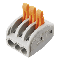 Conector Compacto para 1 Cable de Entrada 2 Cables de Salida / Cables Compatibles 12AWG-28AWG