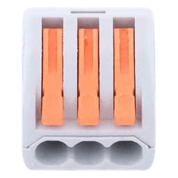 Conector Compacto para 1 Cable de Entrada 2 Cables de Salida / Cables Compatibles 12AWG-28AWG