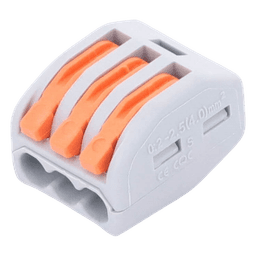 Conector Compacto para 1 Cable de Entrada 2 Cables de Salida / Cables Compatibles 12AWG-28AWG