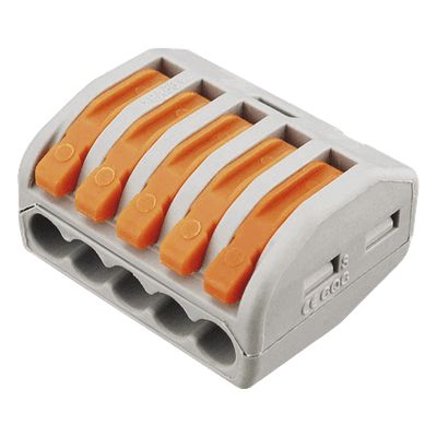 Conector Compacto para 1 Cable de Entrada 4 Cables de Salida / Cables Compatibles 12AWG-28AWG