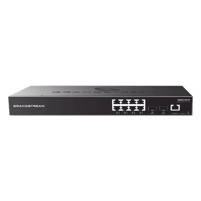 Switch PoE+ Gigabit Administrable / 8 puertos 10/100/1000 Mbps + 2 Puertos SFP Uplink / Hasta 120W / Compatible con GWN Cloud.