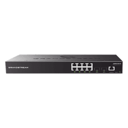 Switch PoE+ Gigabit Administrable / 8 puertos 10/100/1000 Mbps + 2 Puertos SFP Uplink / Hasta 120W / Compatible con GWN Cloud.