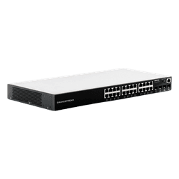 Switch Gigabit Administrable / 24 puertos 10/100/1000 Mbps + 4 Puertos SFP Uplink / Compatible con GWN Cloud.