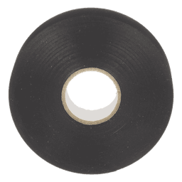 Cinta Eléctrica STRONGHOLD para Aislar, de PVC, Uso Profesional en Construcción Eléctrica, Grosor 0.18mm (7 mil), Ancho 19mm, y 20m Largo, Color Negro.