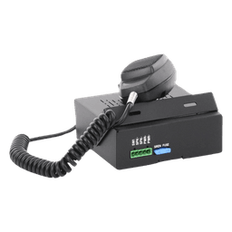 Sirena Vehicular de 100W de Potencia, Con Switch Giratorio de 6 posiciones y Micrófono Integrado de Uso Rudo