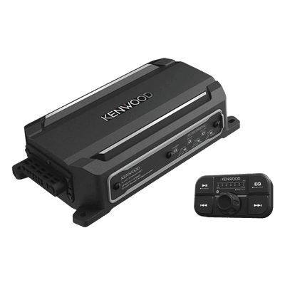 Amplificador de audio de 4 canales con control remoto y con conexión Bluetooth de 600 W de salida máxima 