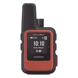 GPS portátil inReach® Mini 2 / Pantalla Monocroma Transflectiva 23 x 23 mm / Resolución 176 x 176 píxeles / Batería de Iones de Litio / Autonomía Hasta 14 Días / Resistencia al Agua IPX7 / Sensores GPS, Galile