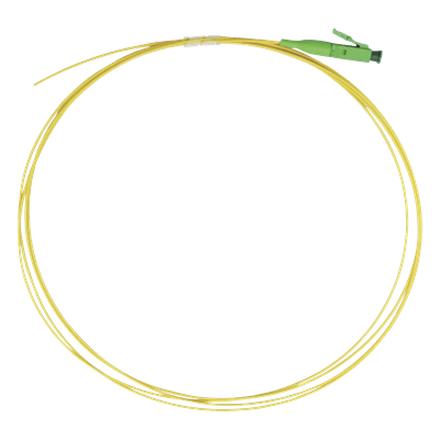 Pigtail de Fibra Óptica Monomodo LC/APC, Simplex de 1 Metro (3.28 Pies)