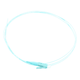 Pigtail de Fibra Óptica Monomodo LC/APC, Simplex de 1 Metro (3.28 Pies)