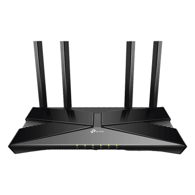 Router WiFi 6 doble banda AX 3000 Mbps /  MU-MIMO y OFDMA / 1 Puerto WAN 10/100/1000 Mbps / 4 Puertos LAN 10/100/1000 Mbps / 4 Potentes Antenas.