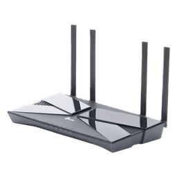 Router WiFi 6 doble banda AX 3000 Mbps /  MU-MIMO y OFDMA / 1 Puerto WAN 10/100/1000 Mbps / 4 Puertos LAN 10/100/1000 Mbps / 4 Potentes Antenas.