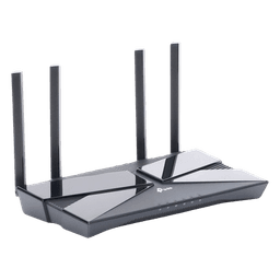 Router WiFi 6 doble banda AX 3000 Mbps /  MU-MIMO y OFDMA / 1 Puerto WAN 10/100/1000 Mbps / 4 Puertos LAN 10/100/1000 Mbps / 4 Potentes Antenas.
