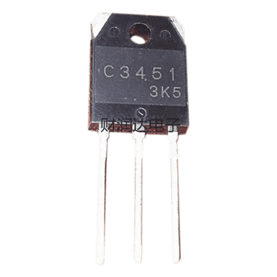 Transistor de Potencia en Silicio tipo NPN, 500 Vc-b, 15 A. 100 Watt, TO-3PA .