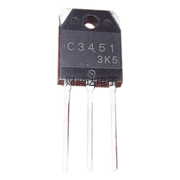 Transistor de Potencia en Silicio tipo NPN, 500 Vc-b, 15 A. 100 Watt, TO-3PA .