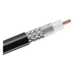 Carrete de 305 Metros (1000 Pies) de Cable Coaxial Tipo RG-8 50 Ohms C/Conductor de Aluminio Recubierto de Cobre EstaÑado y Malla D/ de Aluminio Recubierto Cobre EstaÑado