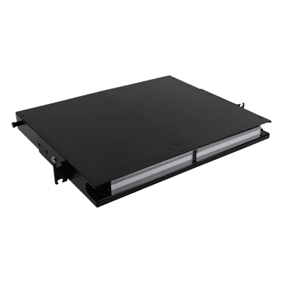 Distribuidor de Fibra Óptica de Alta Densidad LigthVerse *Plus* Para Rack de 19 Pulgadas, Acepta 4 Placas Plug and Play, Hasta 96 Fibras, 1 UR