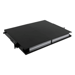 Distribuidor de Fibra Óptica de Alta Densidad LigthVerse *Plus* Para Rack de 19 Pulgadas, Acepta 4 Placas Plug and Play, Hasta 96 Fibras, 1 UR