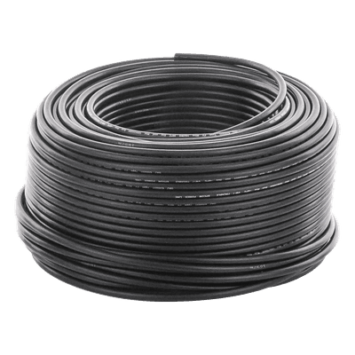 Cable Fotovoltaico Negro / 6mm² (10AWG) / Material COBRE /  2000V / Rollo de 100m