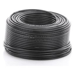 Cable Fotovoltaico Negro / 6mm² (10AWG) / Material COBRE /  2000V / Rollo de 100m