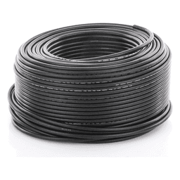 Cable Fotovoltaico Negro / 6mm² (10AWG) / Material COBRE /  2000V / Rollo de 100m