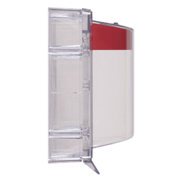 Cubierta Protectora Serie Stopper II® De Policarbonato, Con Bocina, Espaciador Transparente, Etiqueta en Español 
