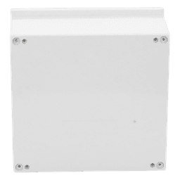 Gabinete de Poliéster IP65 Uso en Intemperie (400 x 400 x 200 mm) con Placa Trasera Interior de Plástico (Incluye Chapa y Llave).