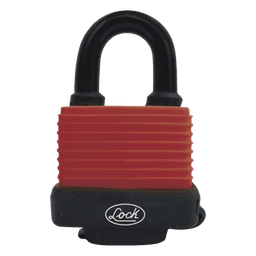 Candado Impermeable con Llave Estándar / Arco Corto de 26 mm/ Nivel de Seguridad 4 / Línea Comercial.